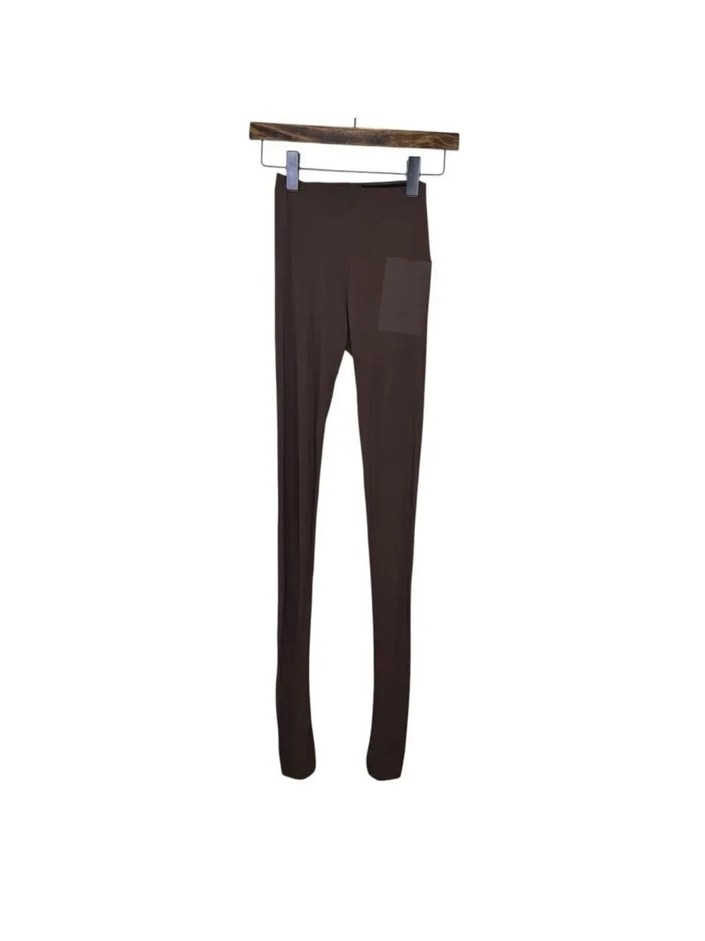 NEW Wardrobe NYC Sheer Tight Dark Brown Size XS